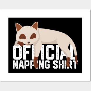 officiall napping shirt Posters and Art